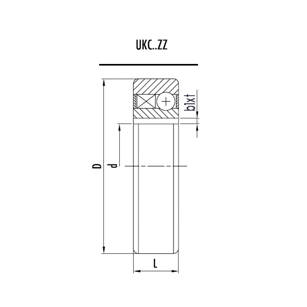 Обгонная муфта UKC15-ZZ (CSK15P) ISKRA