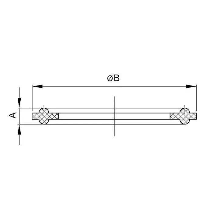 Уплотнение CLAMP DN40 EPDM (черный), DIN TL40EP-C TITAN LOCK купить в ...
